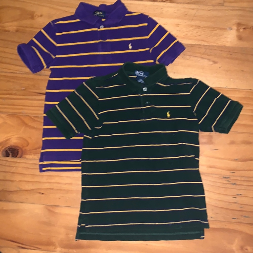 2 boys polo shirts